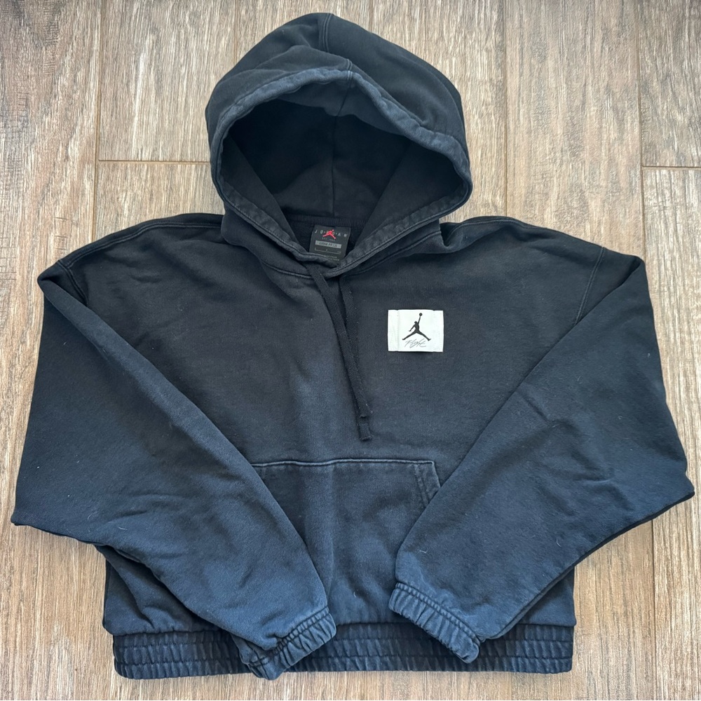 Nike Air Jordan Flight Sweat Set XS Black Hoodie + Jogger Pants